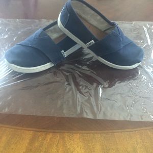 TOMS Navy Shoes
